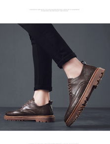 休閑皮鞋男韓版潮流百搭男鞋2019秋季新款冬季時尚潮鞋英倫棉板鞋