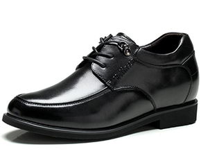 mulinsen 木林森 英倫男式低幫商務休閑鞋系帶皮鞋 經典內增高真皮皮鞋男 頭層牛皮正裝鞋 時尚休閑皮鞋 潮流正裝皮鞋 百搭商務皮鞋 男鞋子