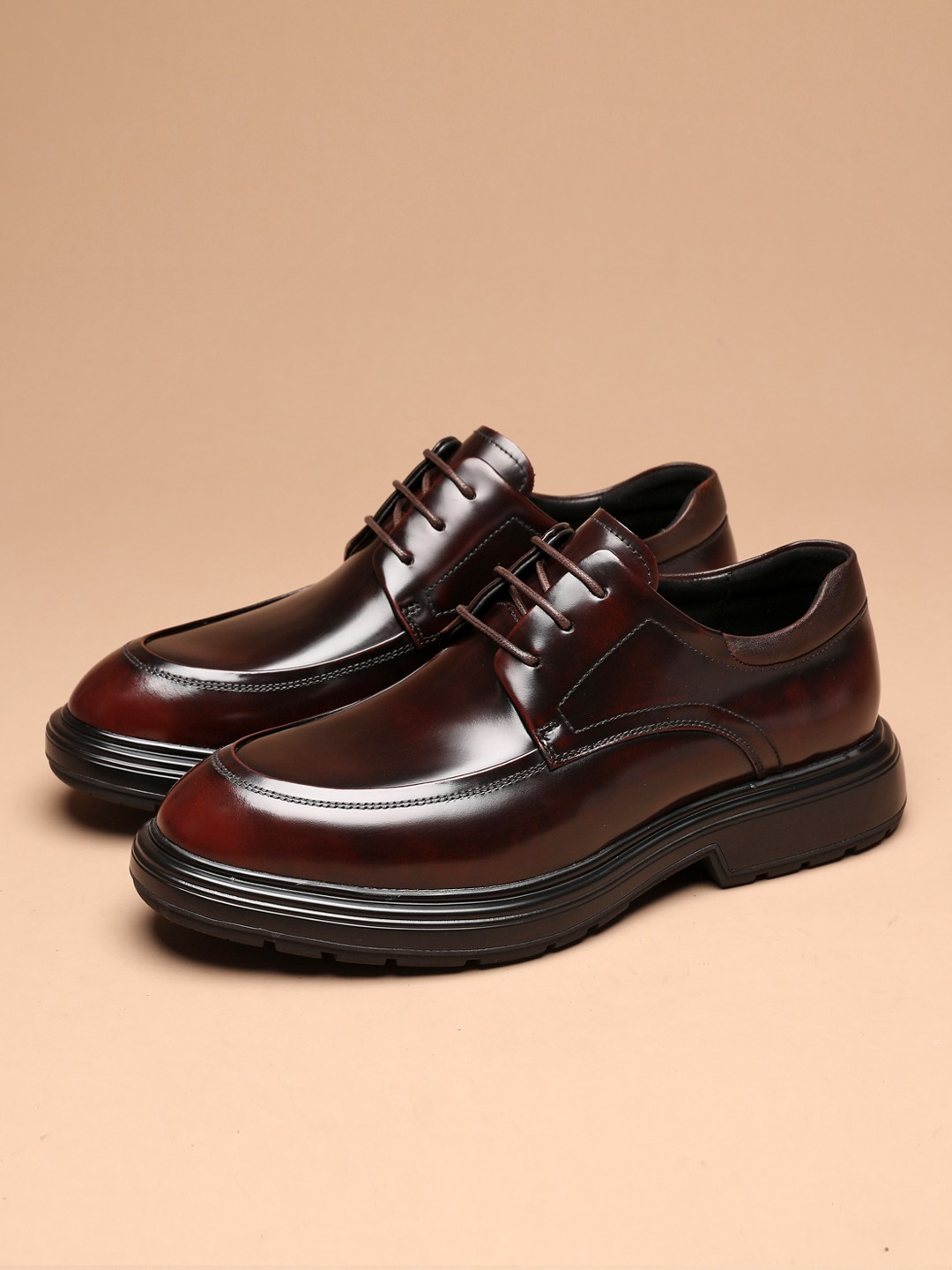 高級感氣質男士正裝商務休閑皮鞋