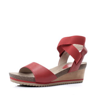 joypeace 真美詩夏季大紅綿羊皮女皮涼鞋 高清實拍大圖頁