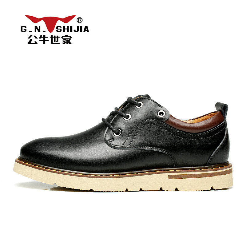 潮流與舒適并存 公牛世家新款休閑皮鞋體驗