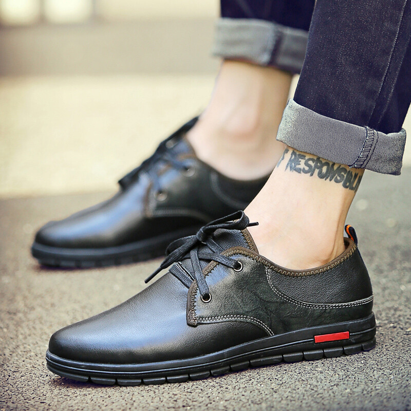 2016秋季男士休閑皮鞋 時(shí)尚潮流，舒適真皮