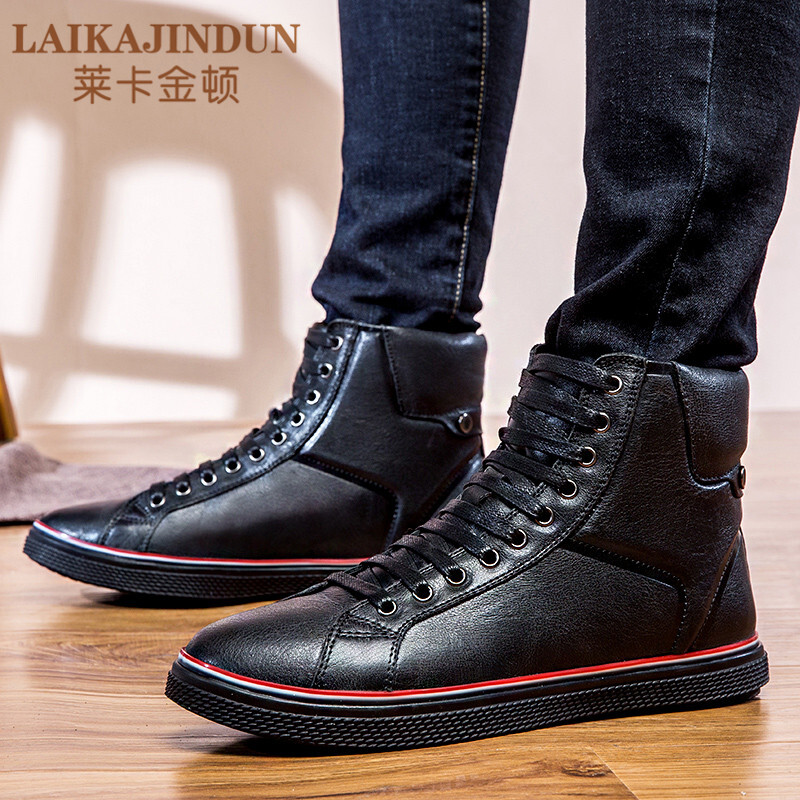 萊卡金頓2016冬季牛皮加絨棉鞋 英倫風(fēng)潮中的舒適與型格