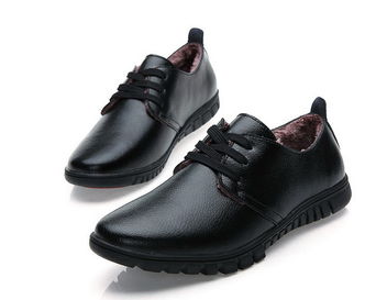 邁德沃2013冬季新品 二層牛皮加絨保暖皮鞋，冬日里的溫暖與格調(diào)